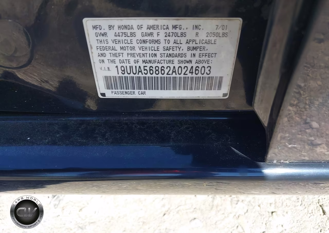 2002 Acura Tl 3.2 Type S VIN:19UUA56862A024603 - 9