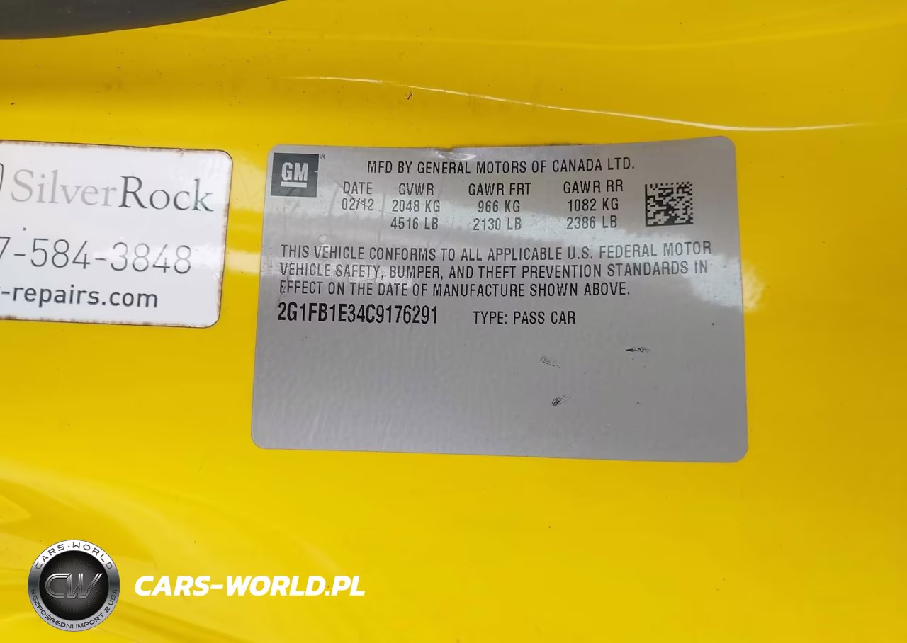 2012 Chevrolet Camaro 1Lt VIN:2G1FB1E34C9176291 - 9