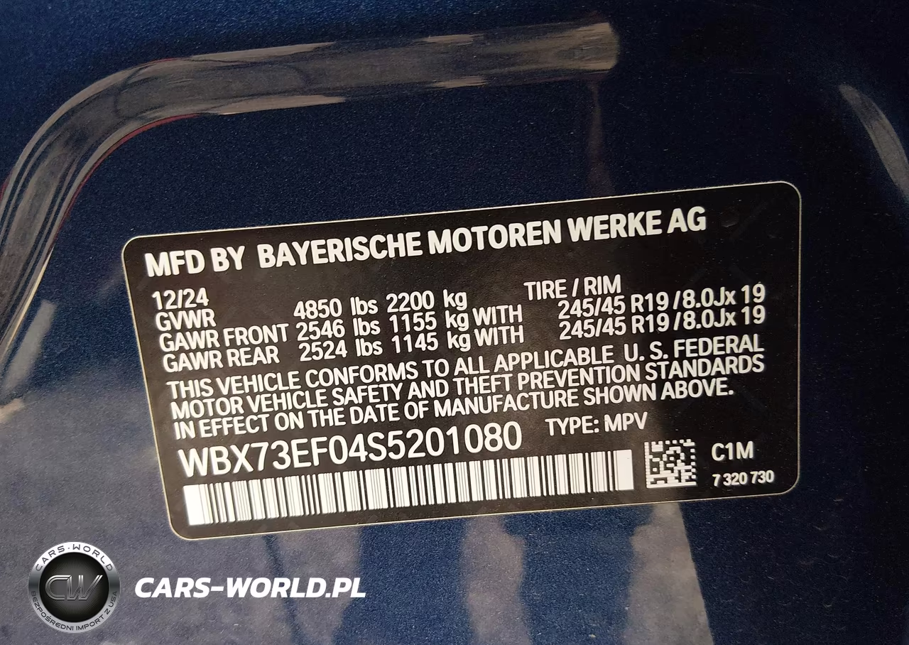 2025 BMW X1 xDrive28I VIN:WBX73EF04S5201080 - 9