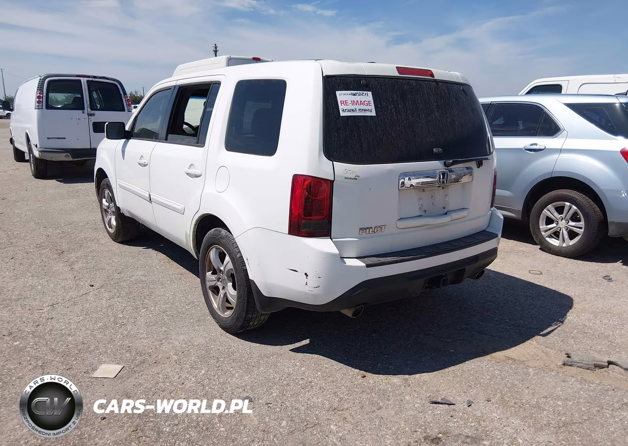 2012 Honda Pilot Ex-L VIN:5FNYF3H5XCB034066 - 3