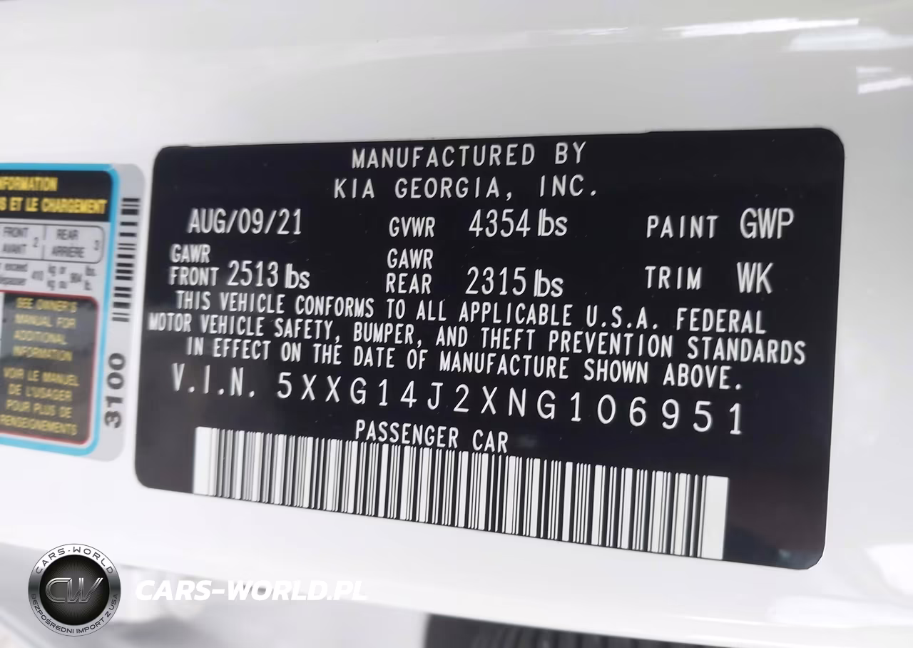 2022 Kia K5 Lxs VIN:5XXG14J2XNG106951 - 9