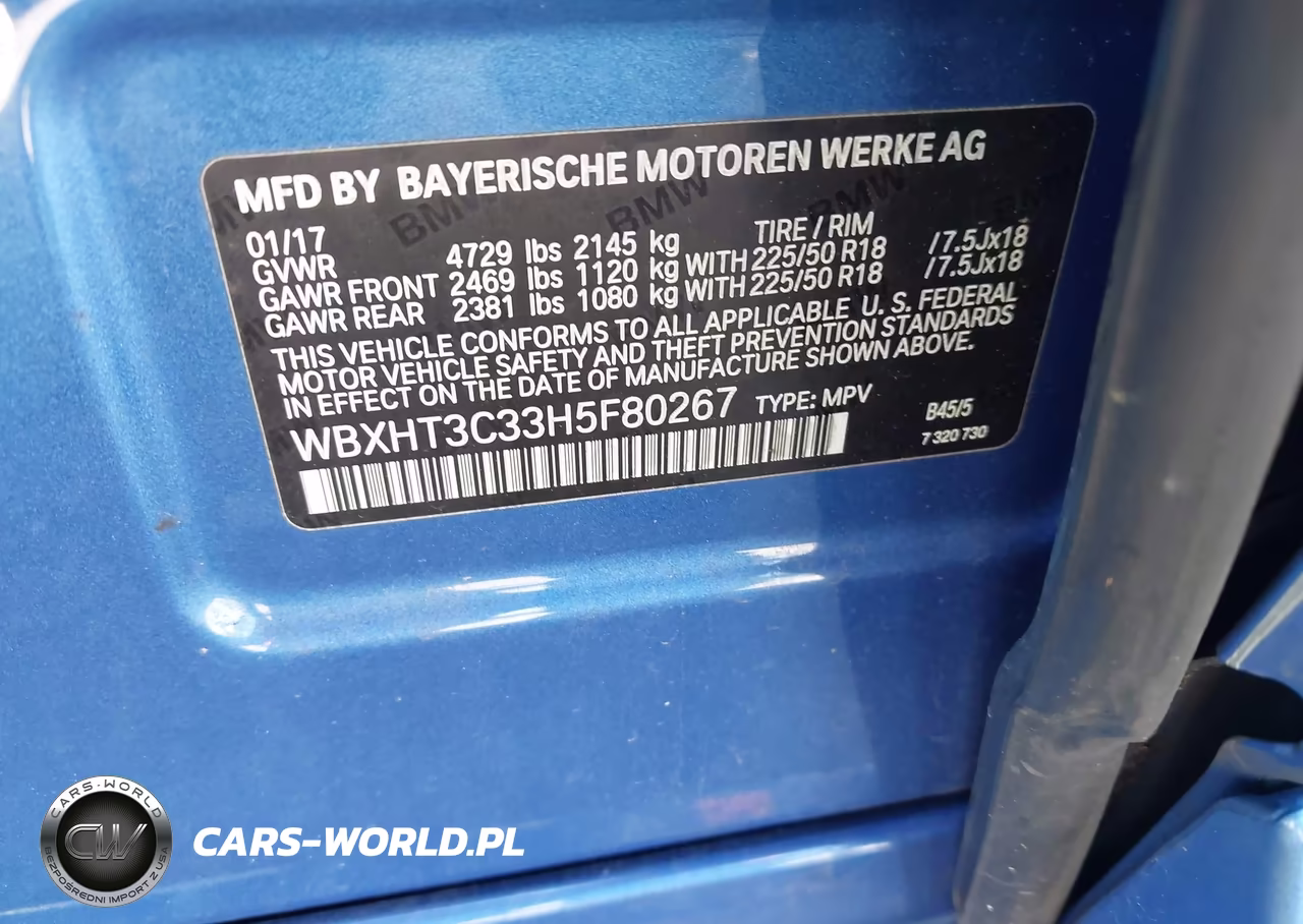 2017 BMW X1 xDrive28I VIN:WBXHT3C33H5F80267 - 9