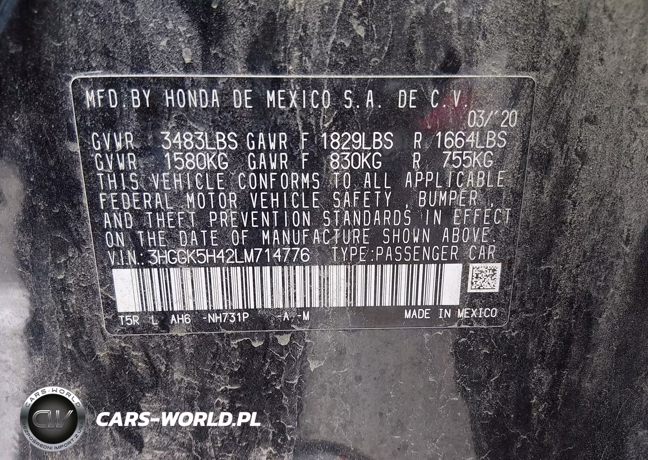 2020 Honda Fit Lx VIN:3HGGK5H42LM714776 - 9