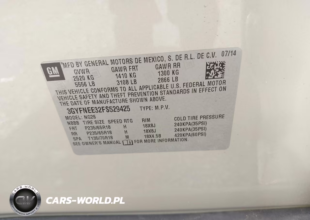 2015 Cadillac Srx Luxury Collection VIN:3GYFNEE32FS529425 - 9