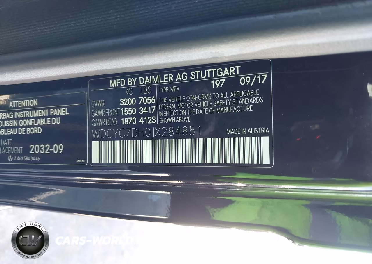 2018 Mercedes-Benz Amg G 63 4Matic VIN:WDCYC7DH0JX284851 - 9