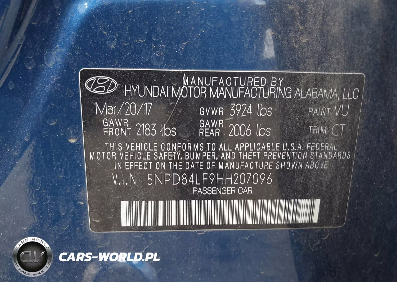 2017 Hyundai Elantra Value Edition VIN:5NPD84LF9HH207096 - 9