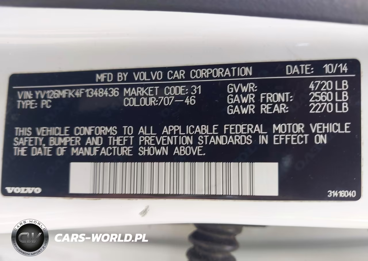 2015 Volvo S60 T5 Premier VIN:YV126MFK4F1348436 - 9