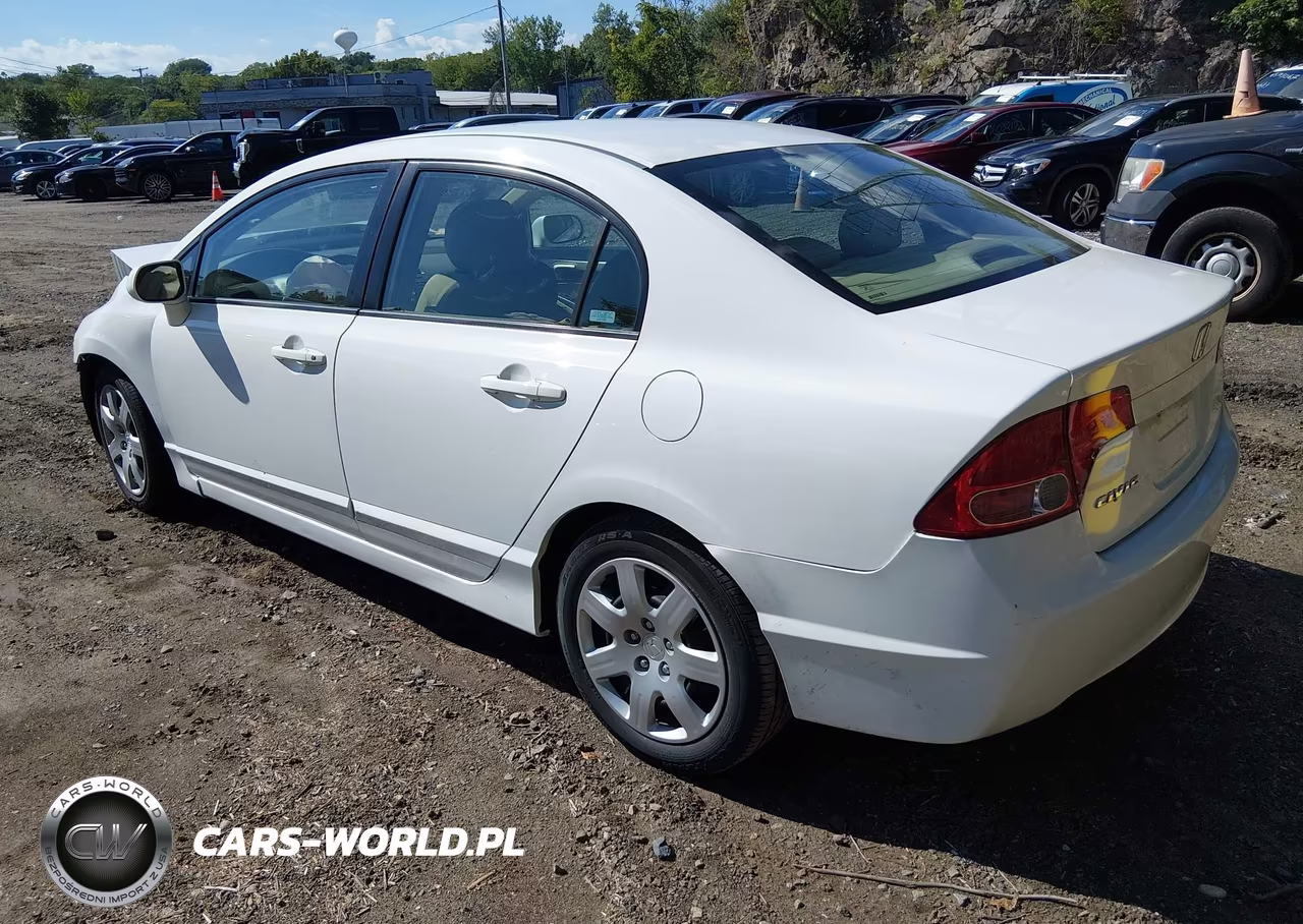 2007 Honda Civic Lx VIN:2HGFA16537H508115 - 3