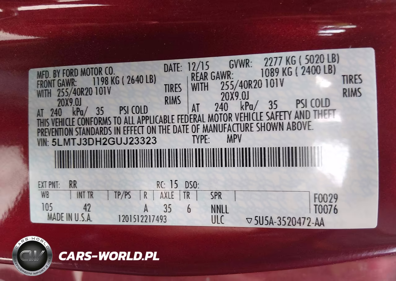 2016 Lincoln Mkc Reserve VIN:5LMTJ3DH2GUJ23323 - 9