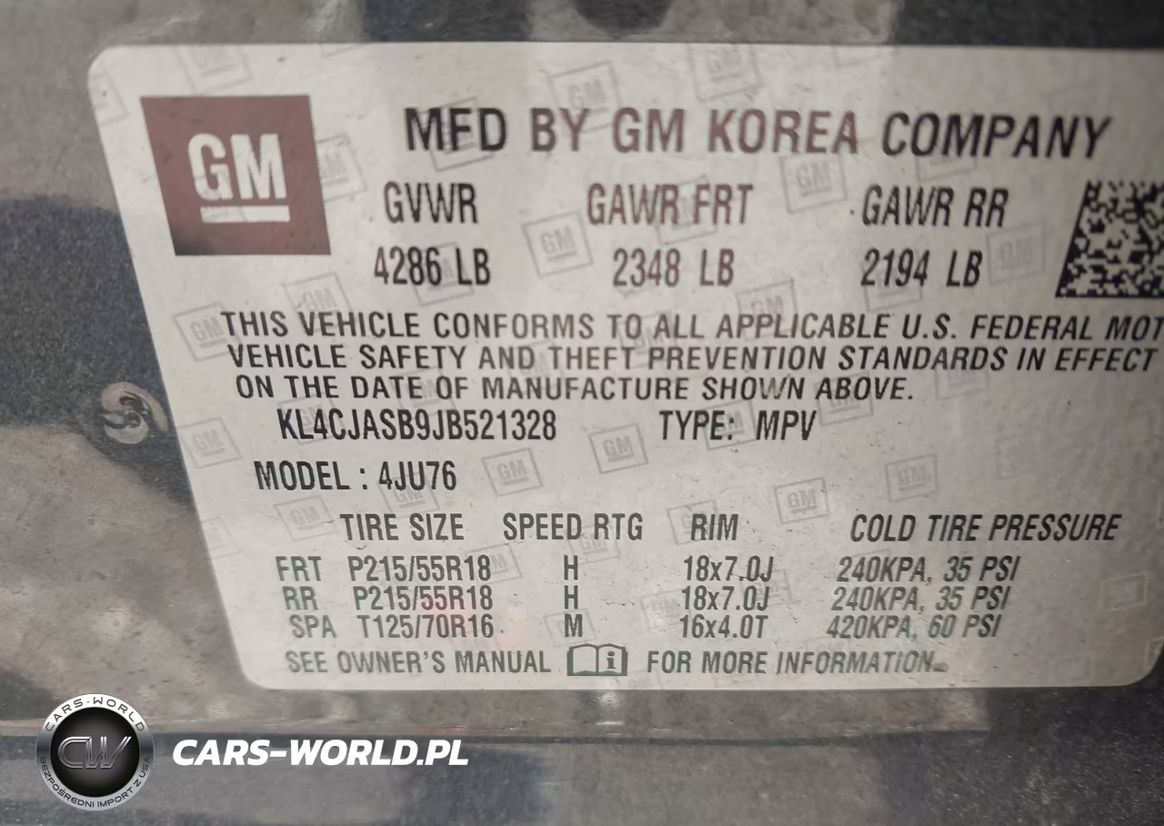 2018 Buick Encore Preferred VIN:KL4CJASB9JB521328 - 9
