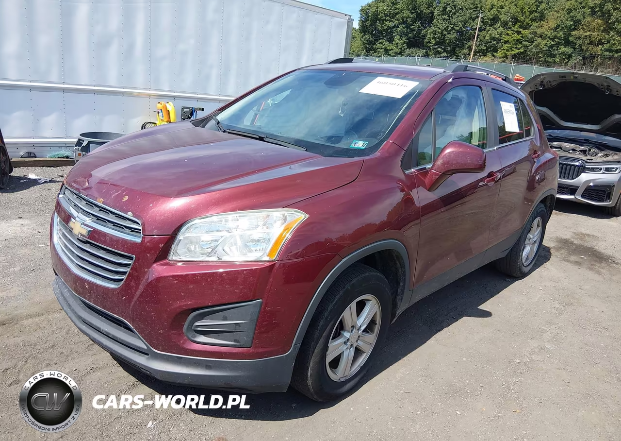 2016 Chevrolet Trax Lt VIN:3GNCJPSBXGL272481 - 2