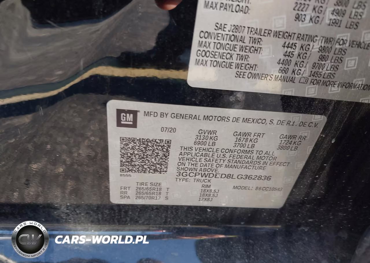 2020 Chevrolet Silverado 1500 2Wd Short Bed Rst VIN:3GCPWDED8LG362836 - 9