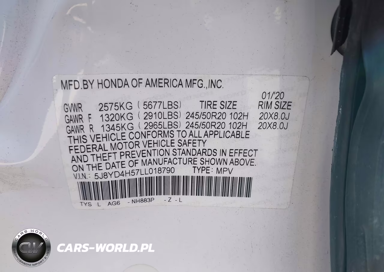 2020 Acura Mdx Technology Package VIN:5J8YD4H57LL018790 - 9