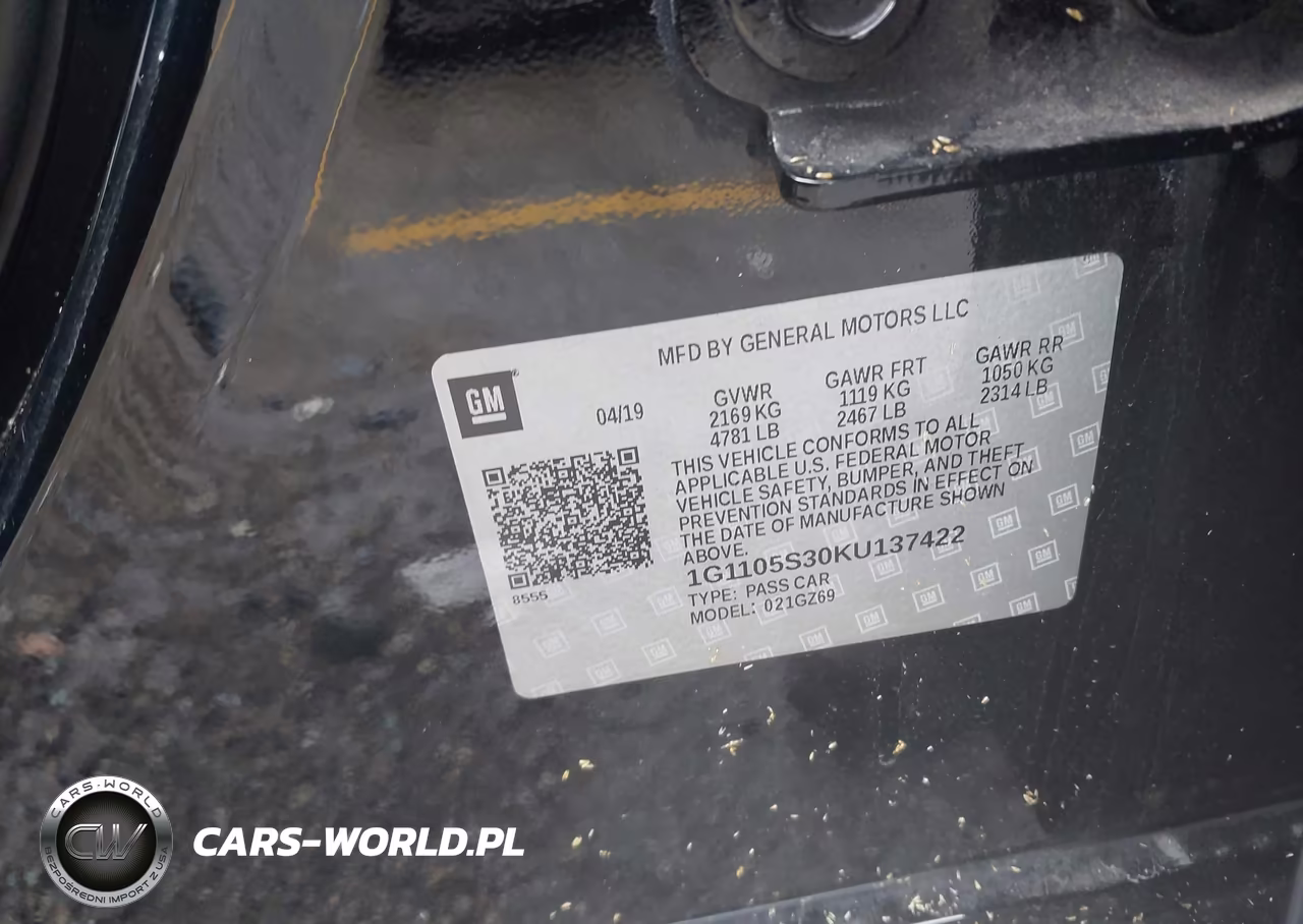 2019 Chevrolet Impala Premier VIN:1G1105S30KU137422 - 9