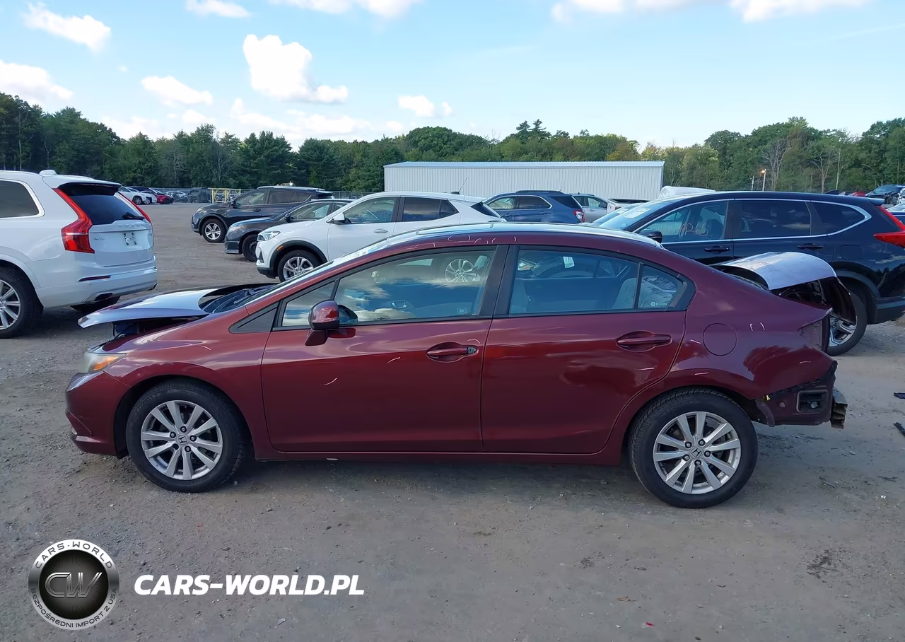 2012 Honda Civic Ex VIN:2HGFB2F8XCH509141 - 15