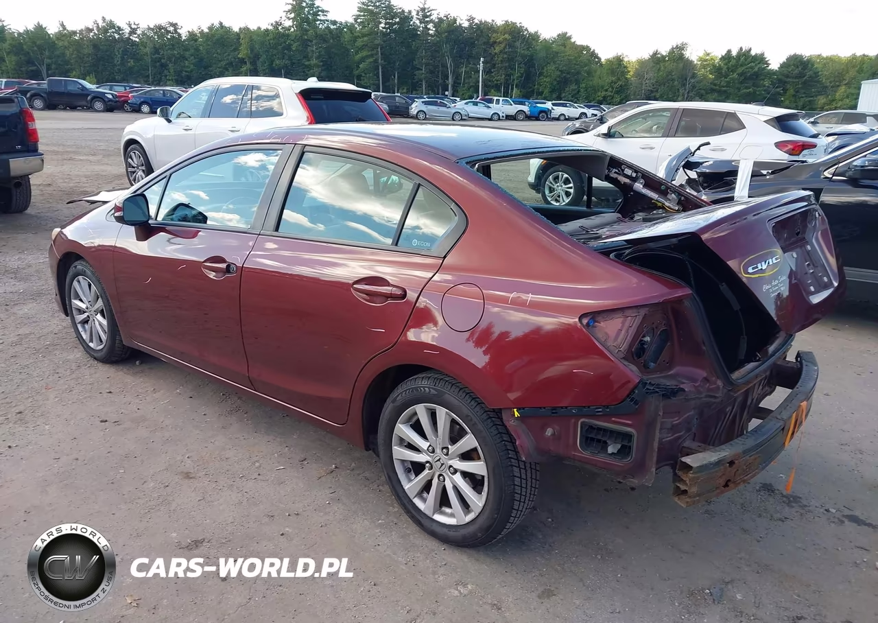 2012 Honda Civic Ex VIN:2HGFB2F8XCH509141 - 3