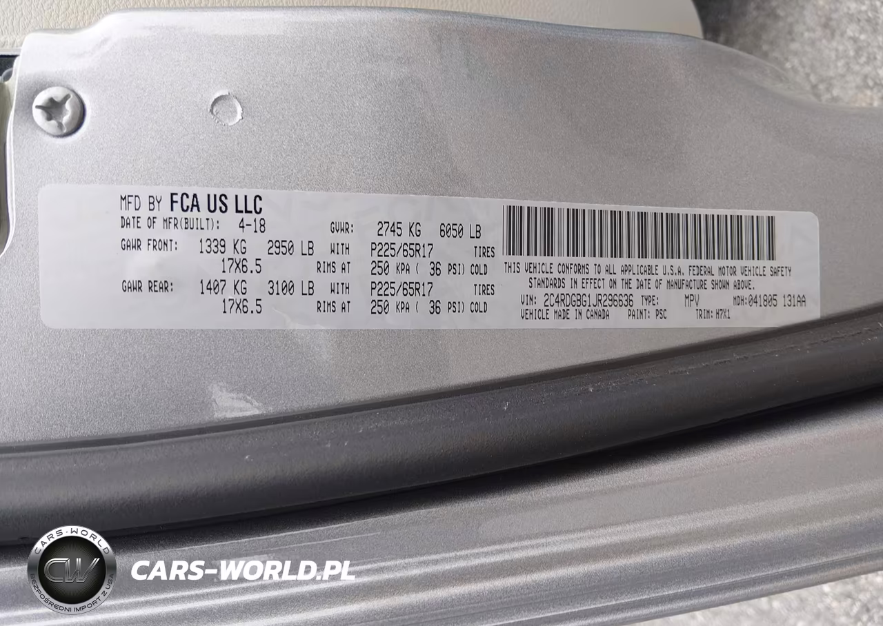 2018 Dodge Grand Caravan Se VIN:2C4RDGBG1JR296636 - 9
