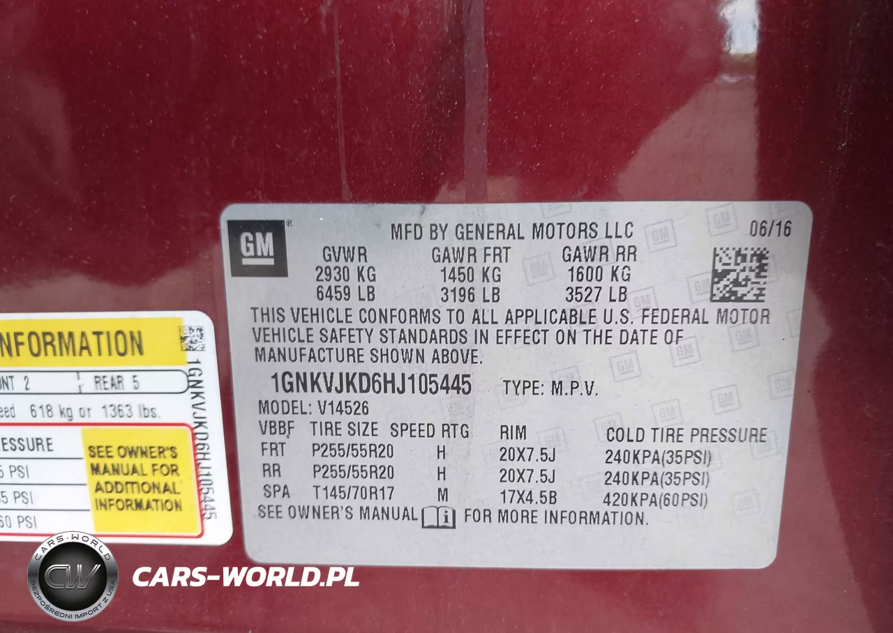 2017 Chevrolet Traverse Premier VIN:1GNKVJKD6HJ105445 - 9