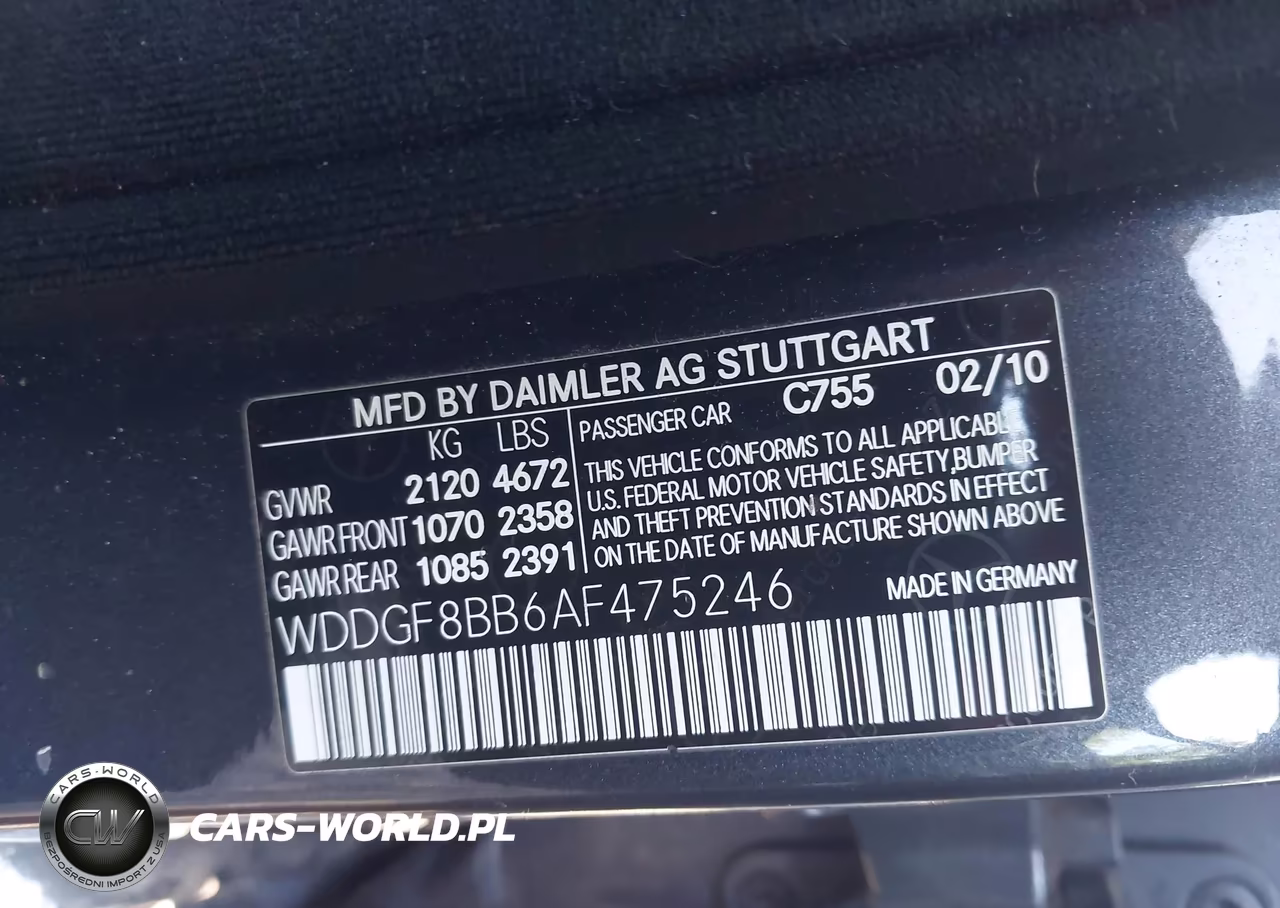 2010 Mercedes-Benz C 300 Sport 4Matic VIN:WDDGF8BB6AF475246 - 9