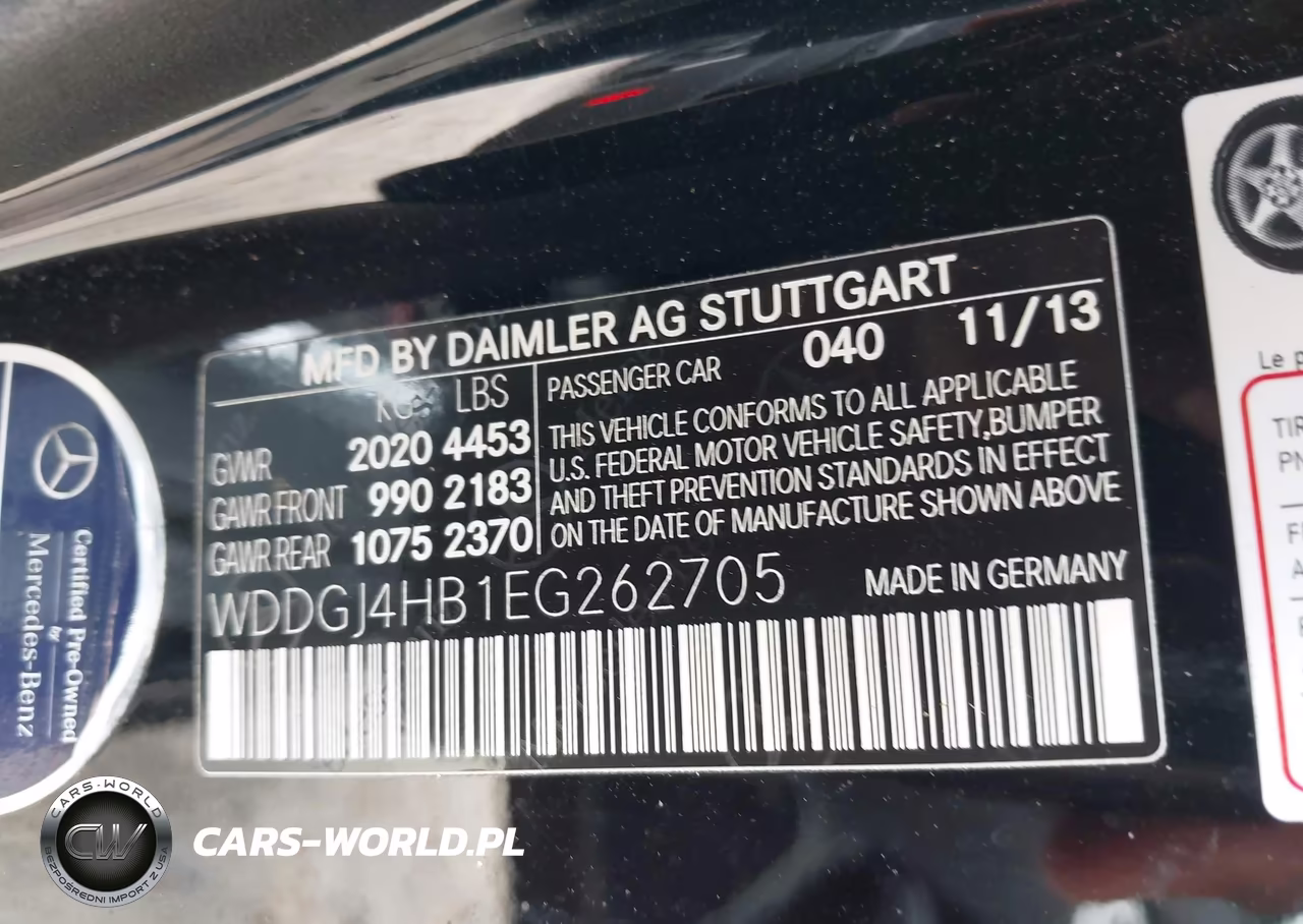 2014 Mercedes-Benz C 250 VIN:WDDGJ4HB1EG262705 - 9