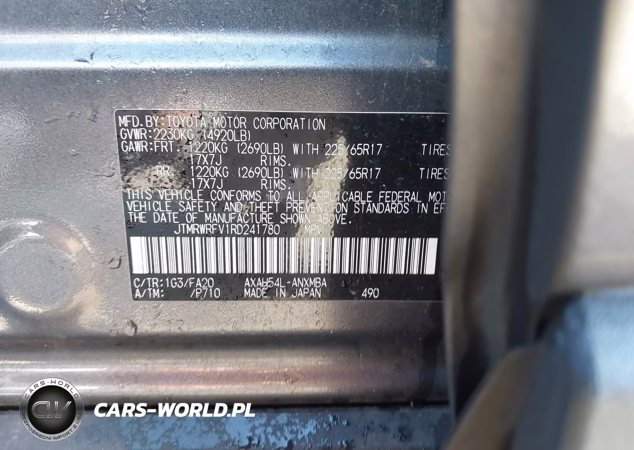 2024 Toyota Rav4 Hybrid Xle VIN:JTMRWRFV1RD241780 - 9