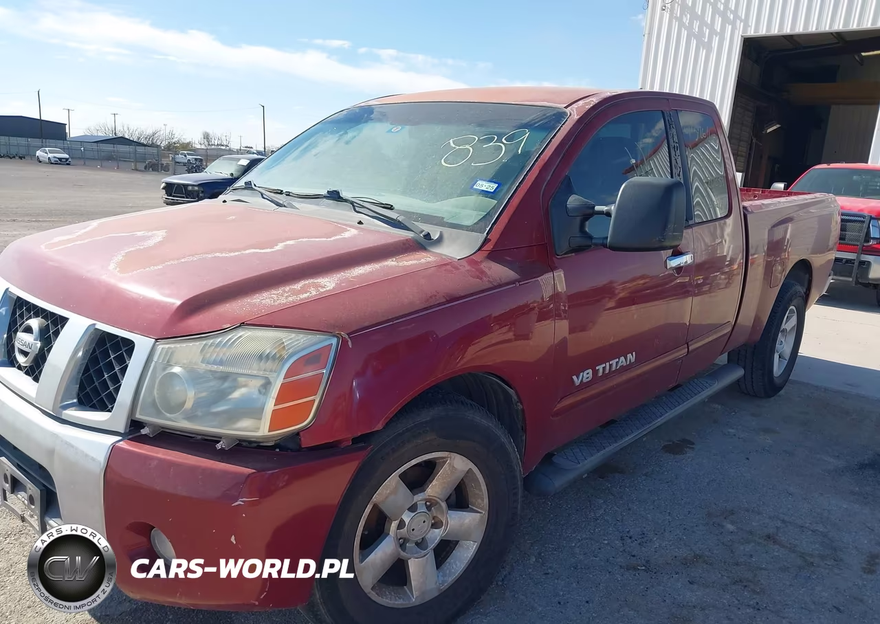 2007 Nissan Titan Se VIN:1N6BA06A67N220839 - 2