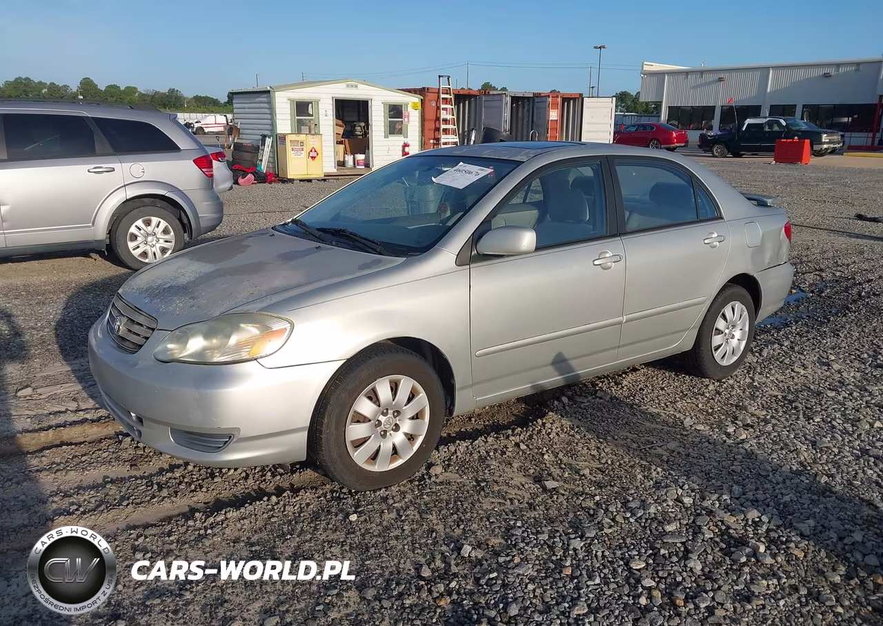 2003 Toyota Corolla Le VIN:2T1BR38E43C102038 - 2
