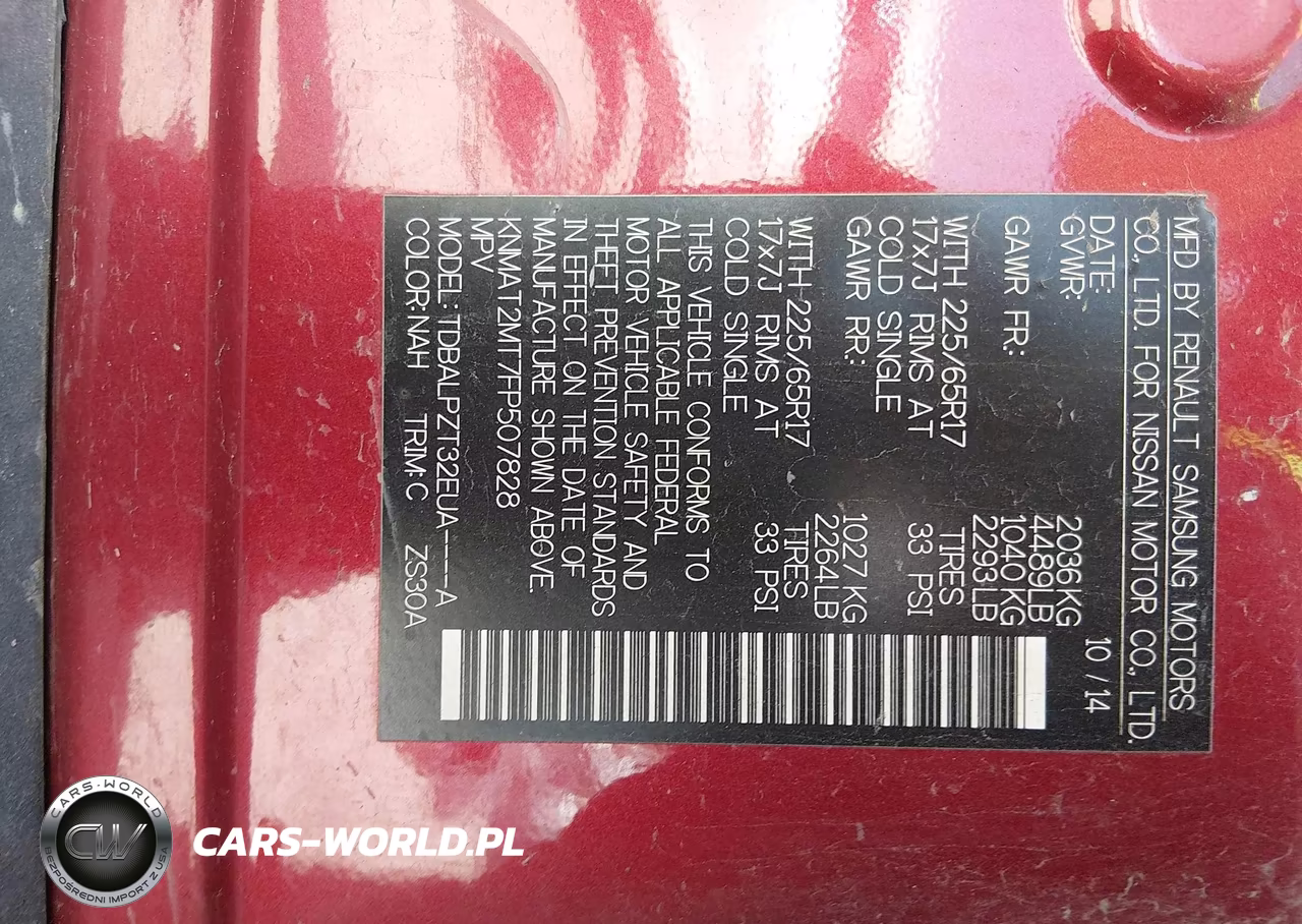 2015 Nissan Rogue S VIN:KNMAT2MT7FP507828 - 9