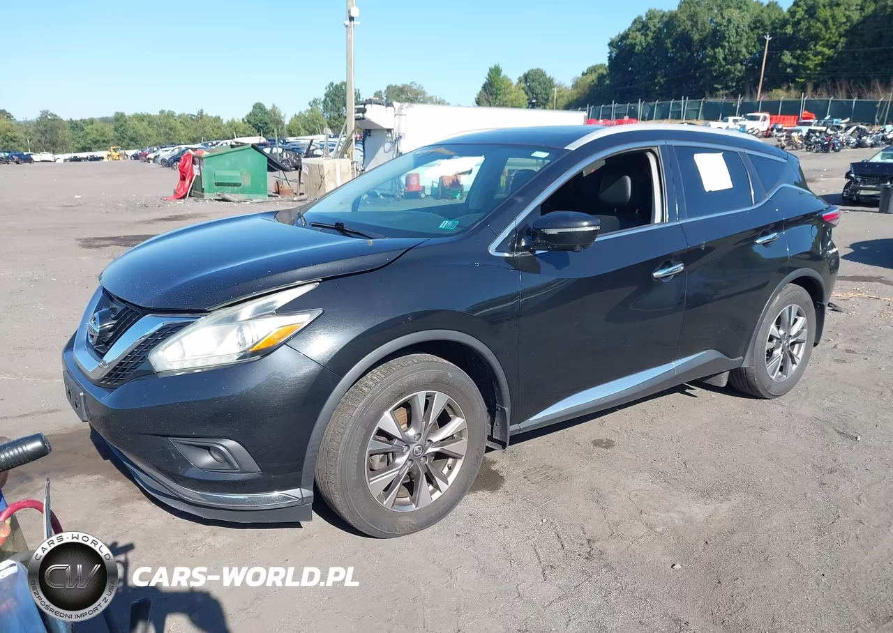 2015 Nissan Murano Sl VIN:5N1AZ2MH1FN267922 - 2