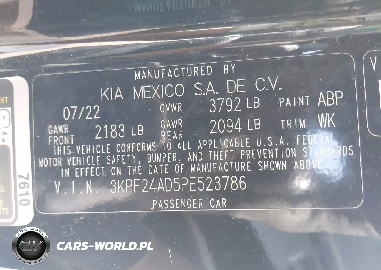 2023 Kia Forte Lxs VIN:3KPF24AD5PE523786 - 9