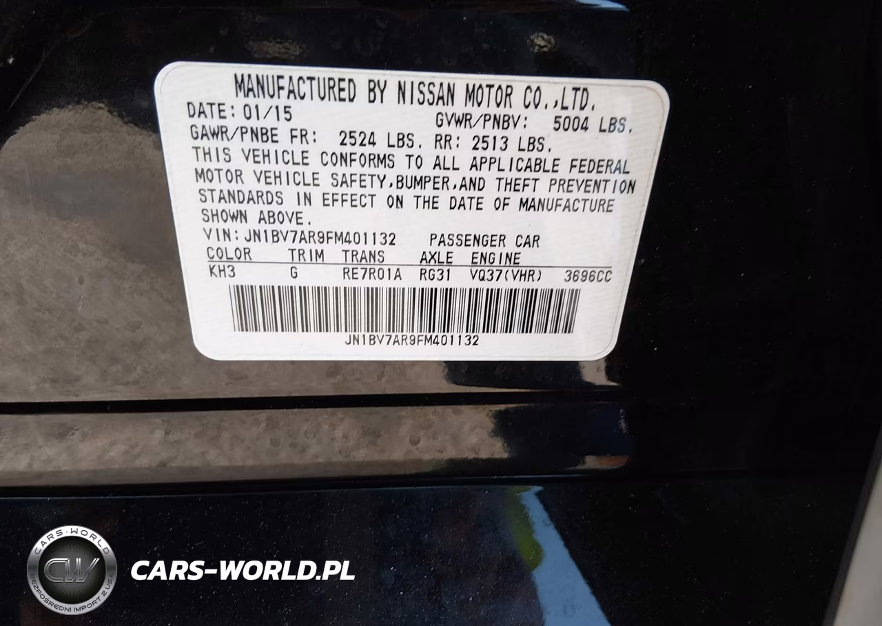 2015 Infiniti Q50 Premium VIN:JN1BV7AR9FM401132 - 9