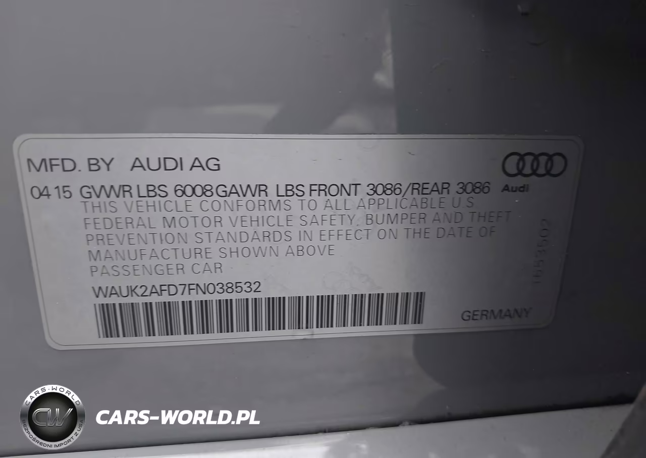 2015 Audi S8 4.0T VIN:WAUK2AFD7FN038532 - 9