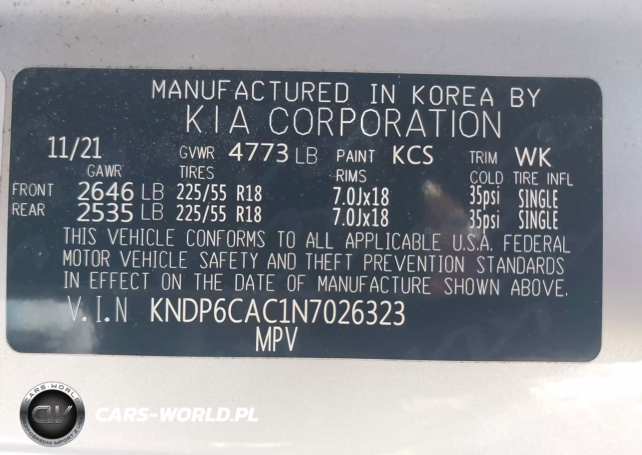 2022 Kia Sportage Nightfall Edition VIN:KNDP6CAC1N7026323 - 9