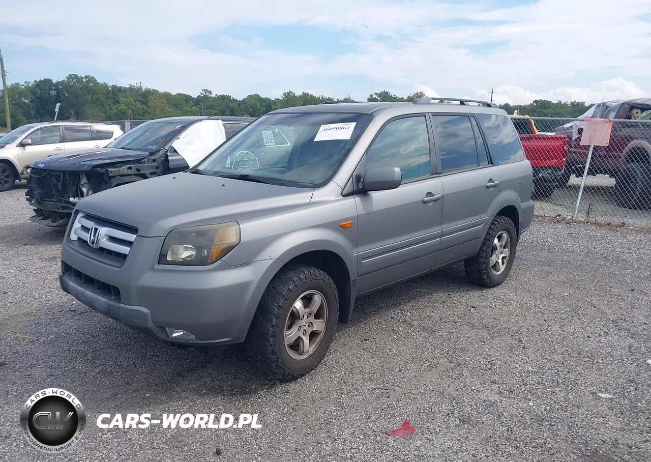 2008 Honda Pilot Ex-L VIN:5FNYF18768B039276 - 2
