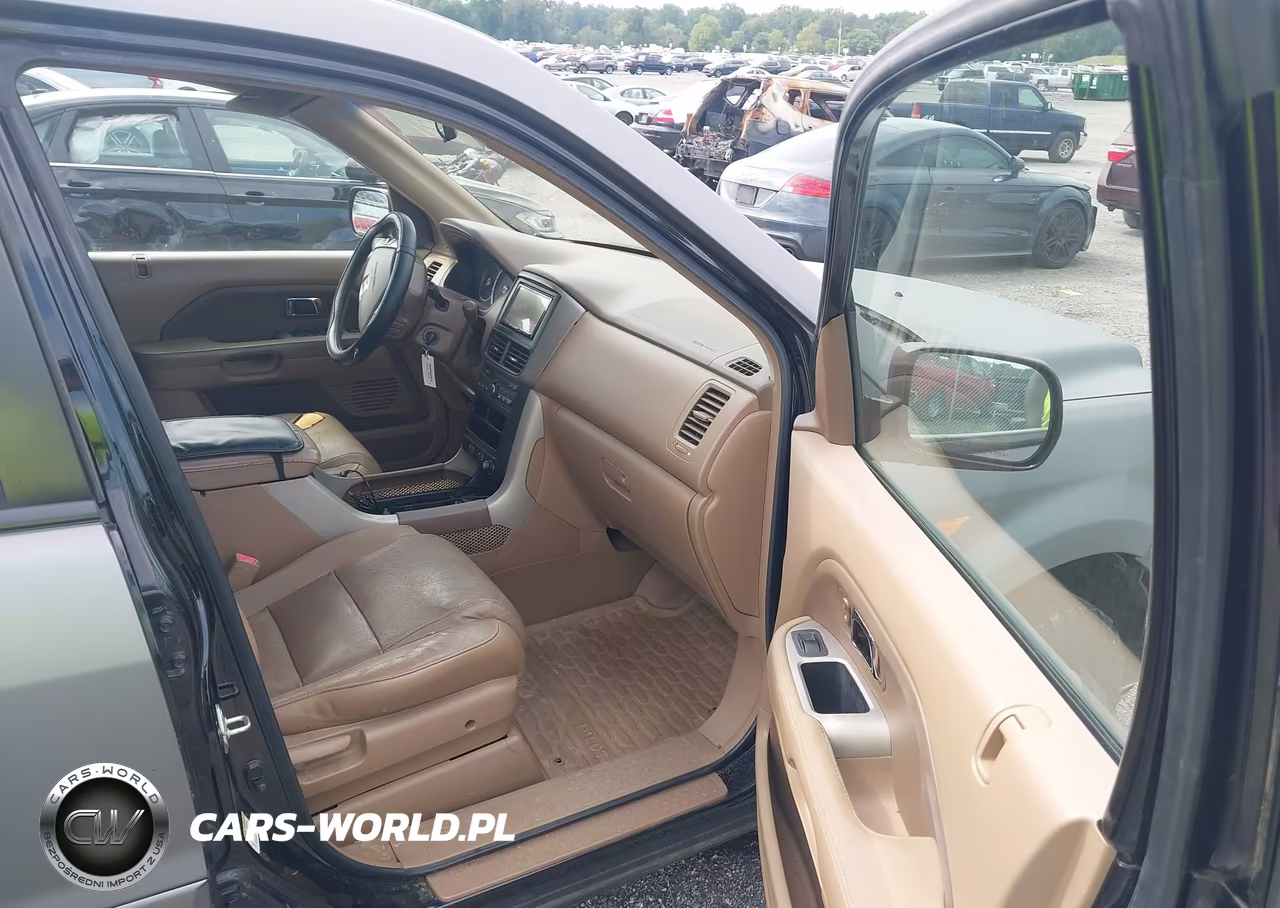 2008 Honda Pilot Ex-L VIN:5FNYF18768B039276 - 5