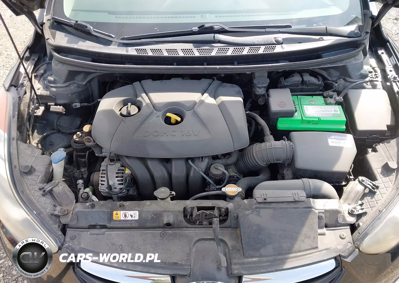 2013 Hyundai Elantra Gls VIN:KMHDH4AE8DU555610 - 10
