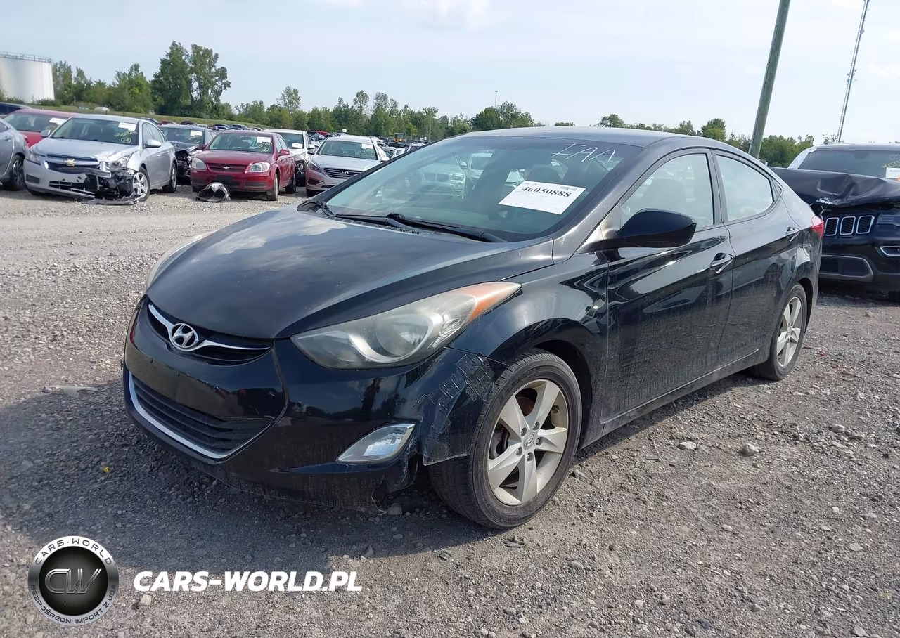 2013 Hyundai Elantra Gls VIN:KMHDH4AE8DU555610 - 2