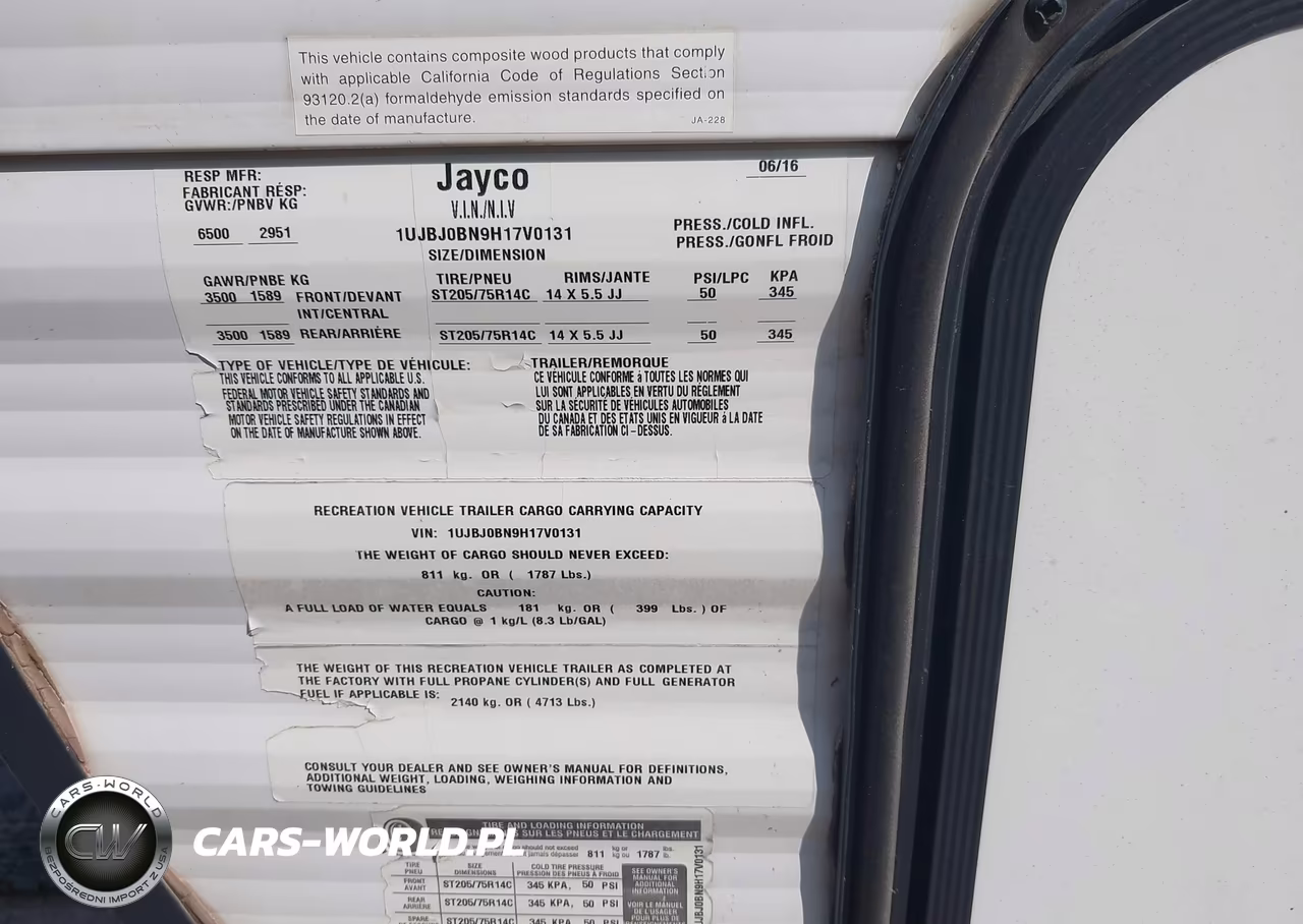 2017 Jayco Jayflight Slx 264Bhw VIN:1UJBJ0BN9H17V0131 - 9