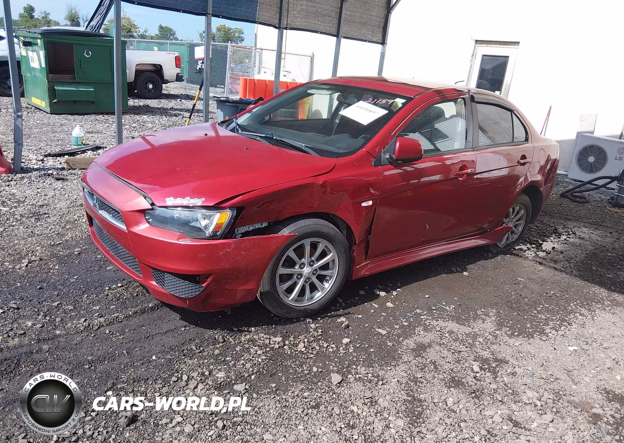 2014 Mitsubishi Lancer Es VIN:JA32U2FU6EU007777 - 2
