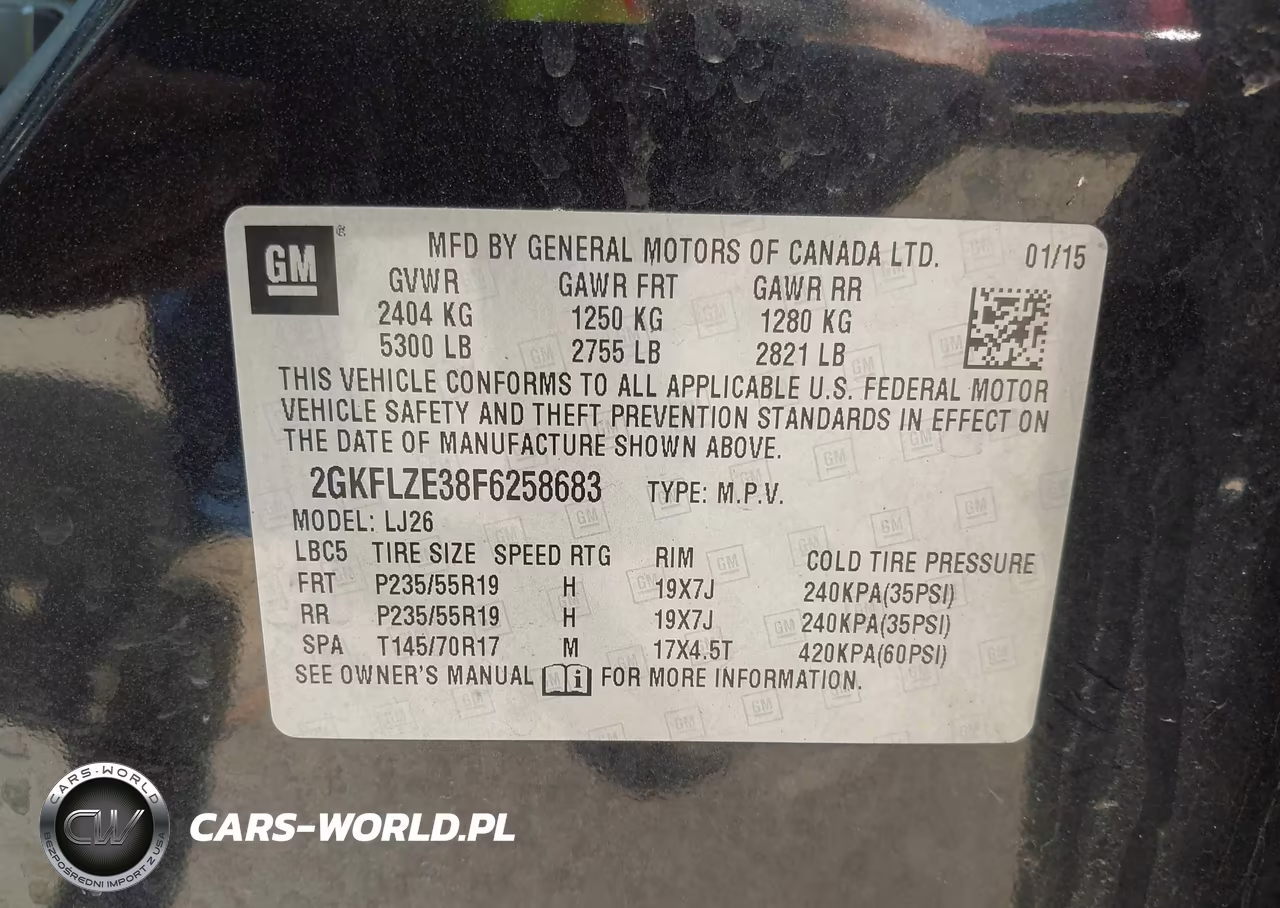 2015 GMC Terrain Denali VIN:2GKFLZE38F6258683 - 9