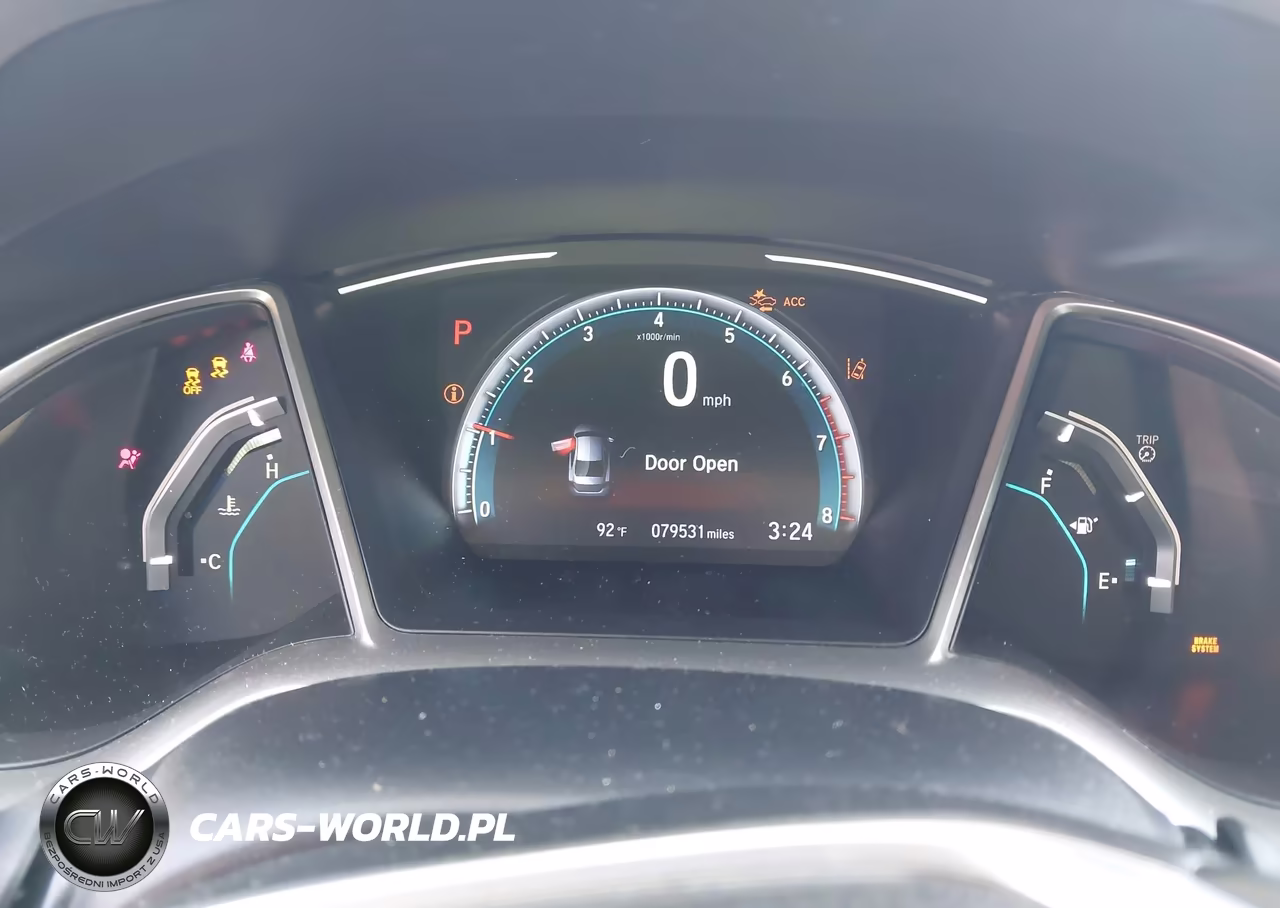 2020 Honda Civic Ex VIN:19XFC1F38LE208406 - 7