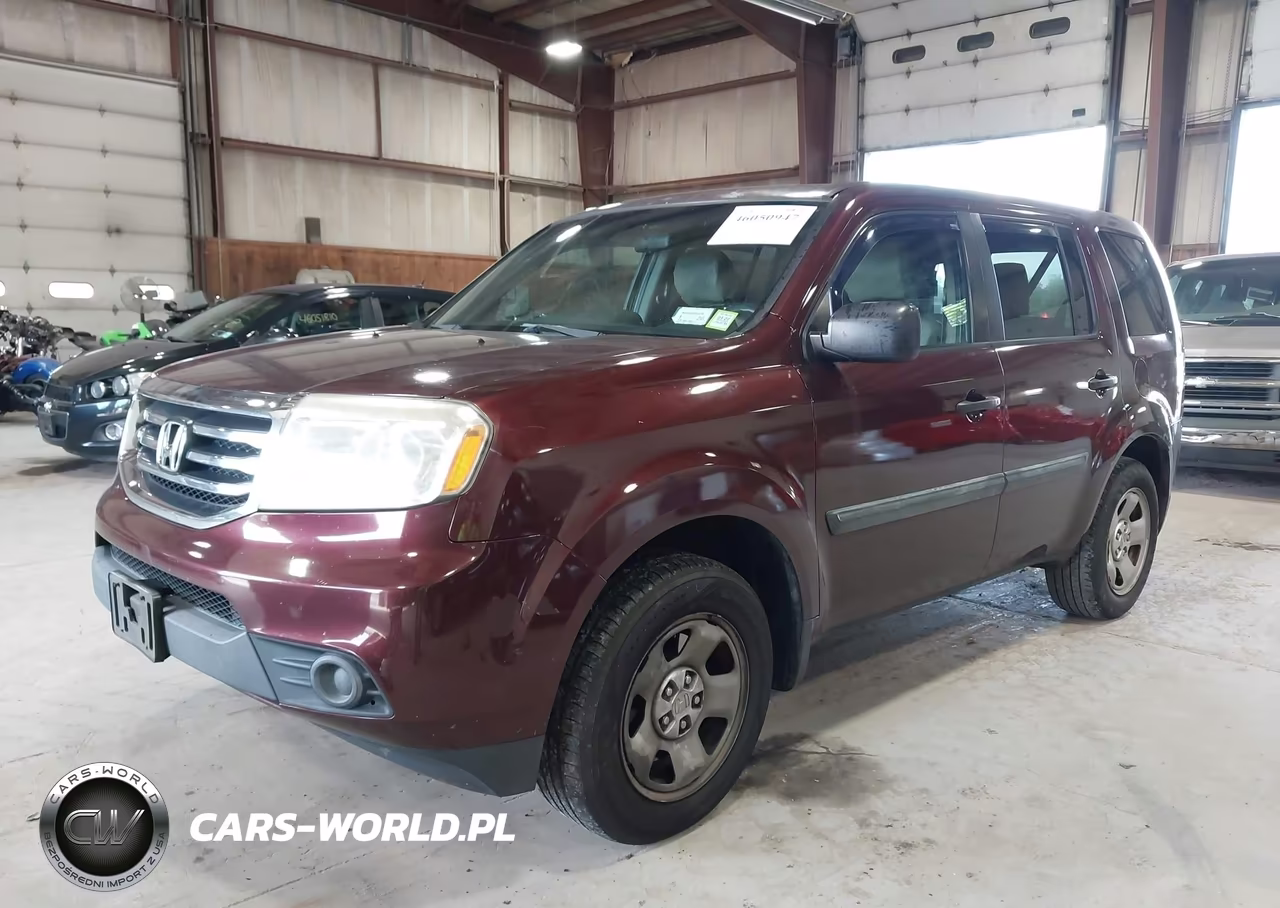 2015 Honda Pilot Lx VIN:5FNYF4H28FB046183 - 2