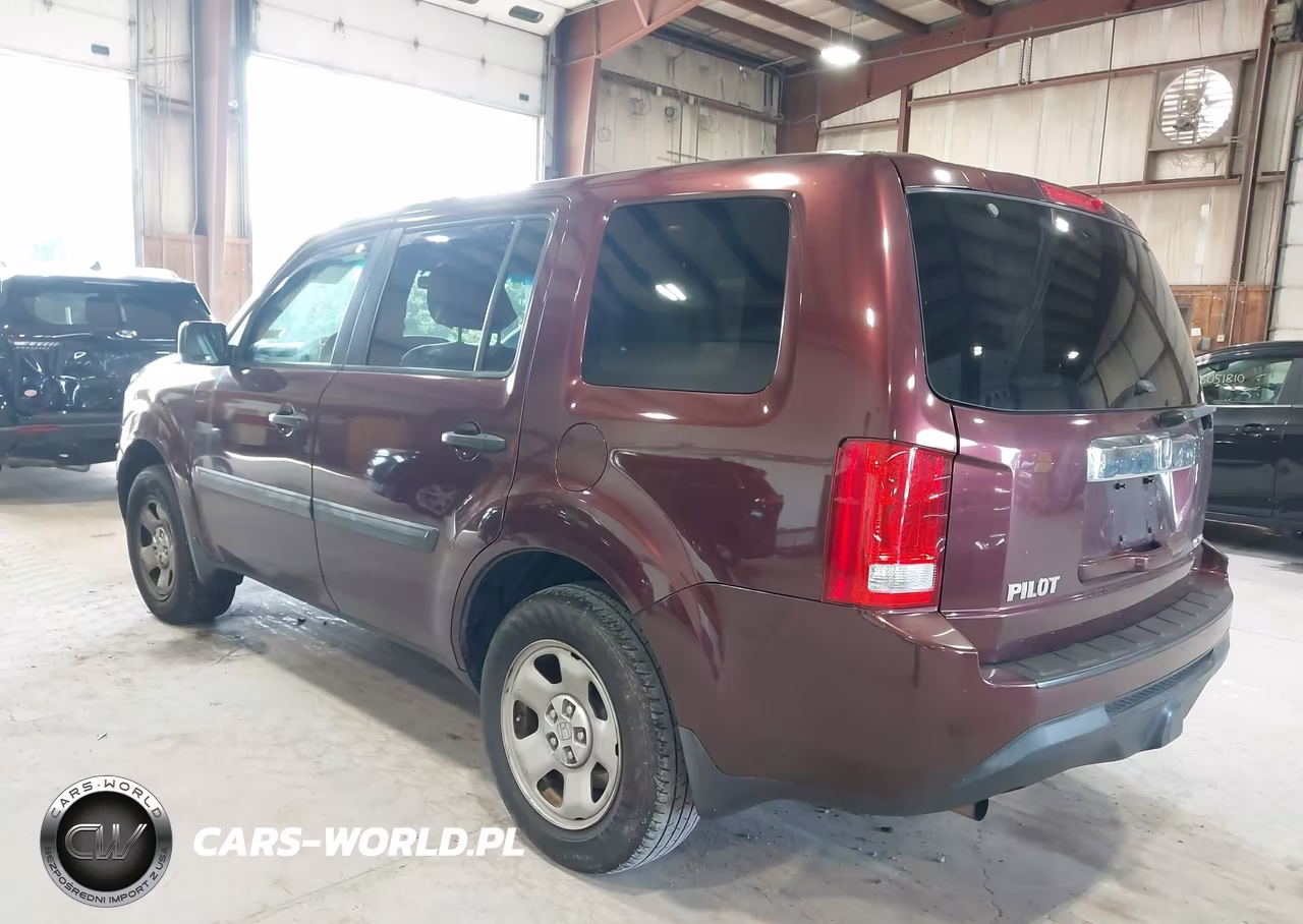 2015 Honda Pilot Lx VIN:5FNYF4H28FB046183 - 3
