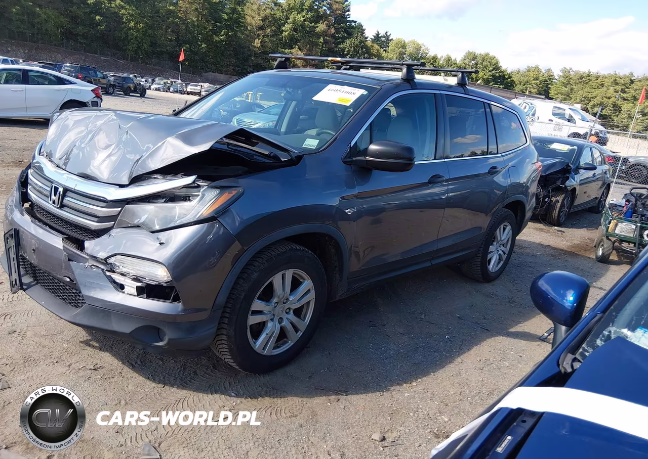 2016 Honda Pilot Lx VIN:5FNYF6H12GB109864 - 2
