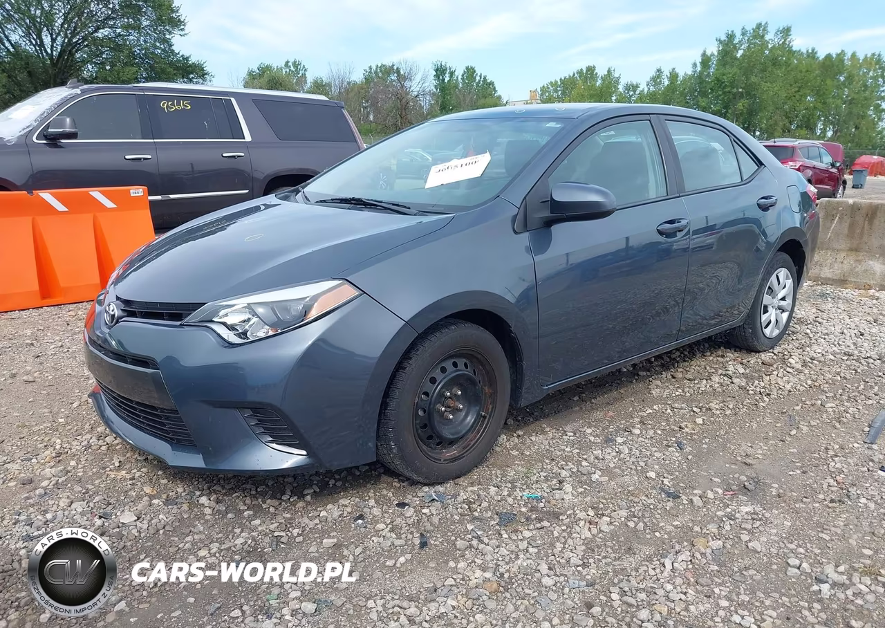 2015 Toyota Corolla Le VIN:2T1BURHE5FC256506 - 2
