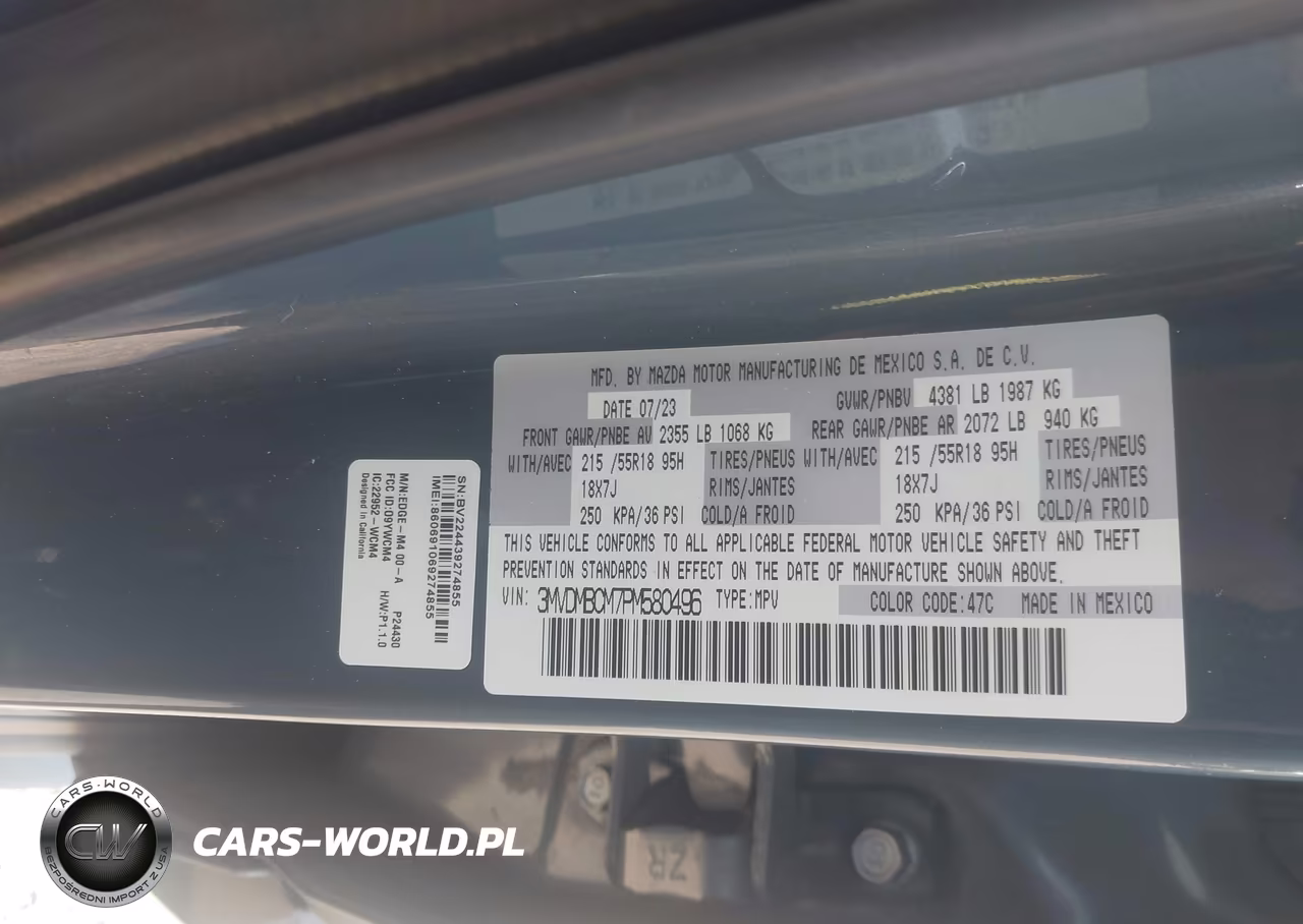 2023 Mazda Cx-30 2.5 S Carbon Edition VIN:3MVDMBCM7PM580496 - 9