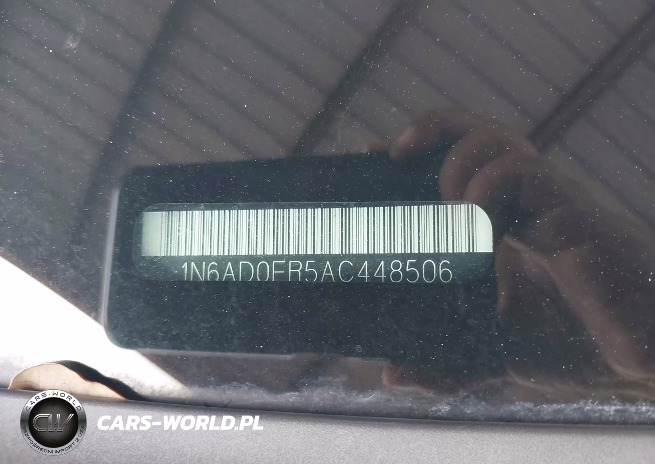 2010 Nissan Frontier Se VIN:1N6AD0ER5AC448506 - 9
