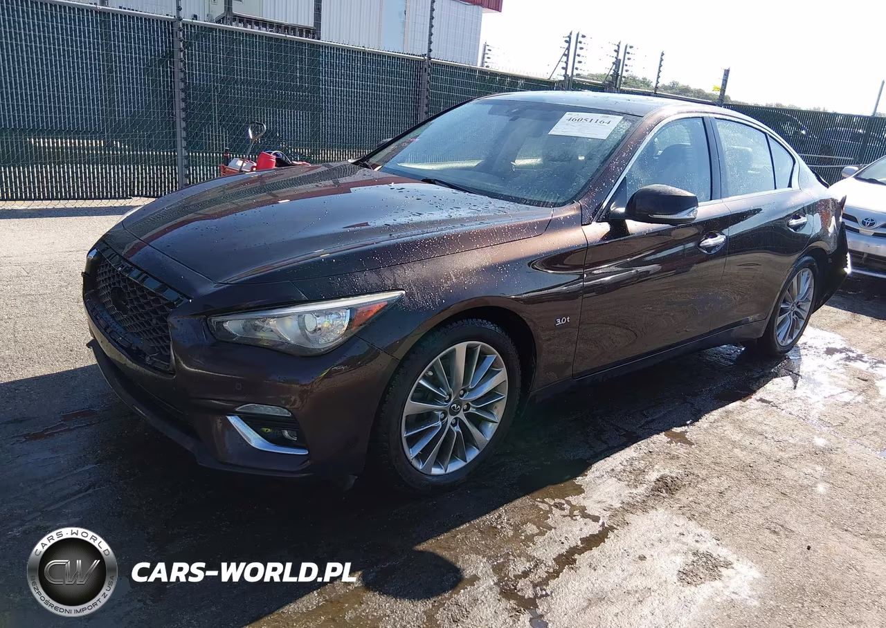 2018 Infiniti Q50 3.0T Luxe VIN:JN1EV7AR4JM430575 - 2