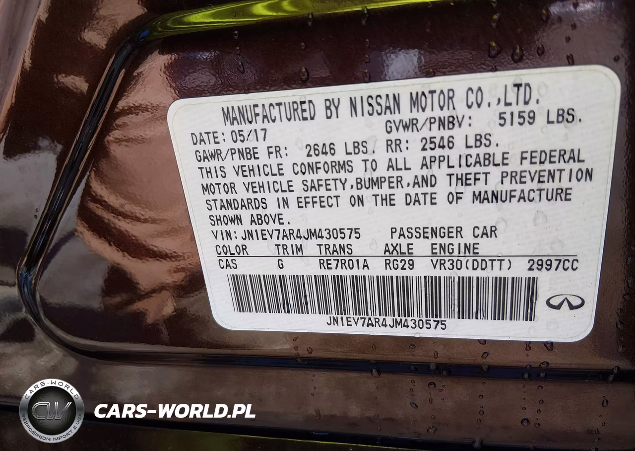 2018 Infiniti Q50 3.0T Luxe VIN:JN1EV7AR4JM430575 - 9