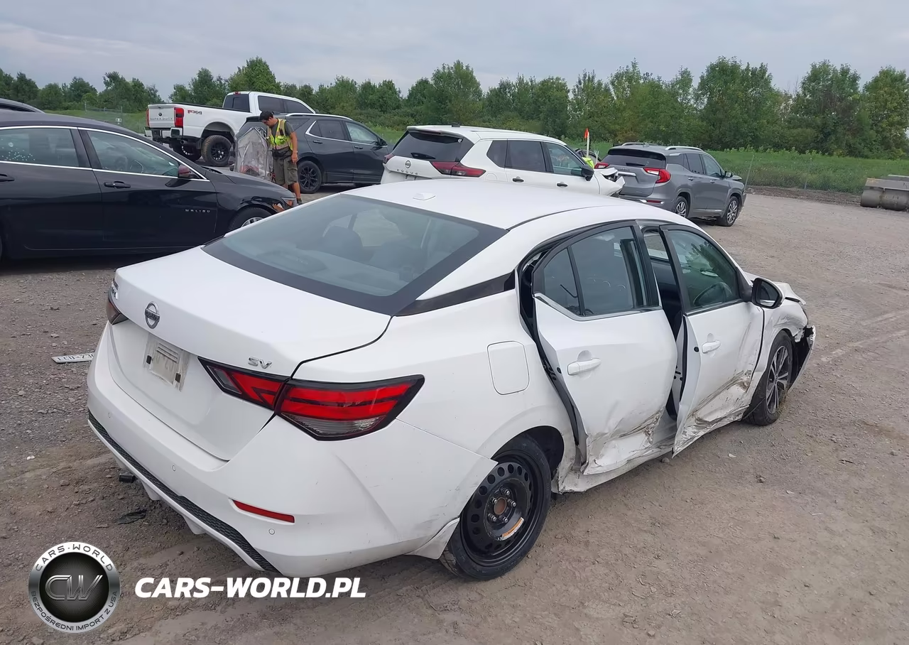 2020 Nissan Sentra Sv Xtronic Cvt VIN:3N1AB8CV7LY294949 - 4